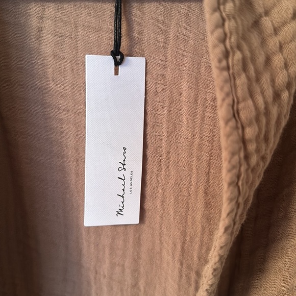 Michael Stars Dana Cotton Gauze Blazer - Picture 8 of 10